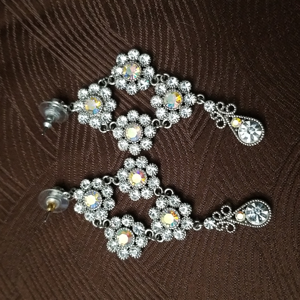 Flower Chandelier Earrings
